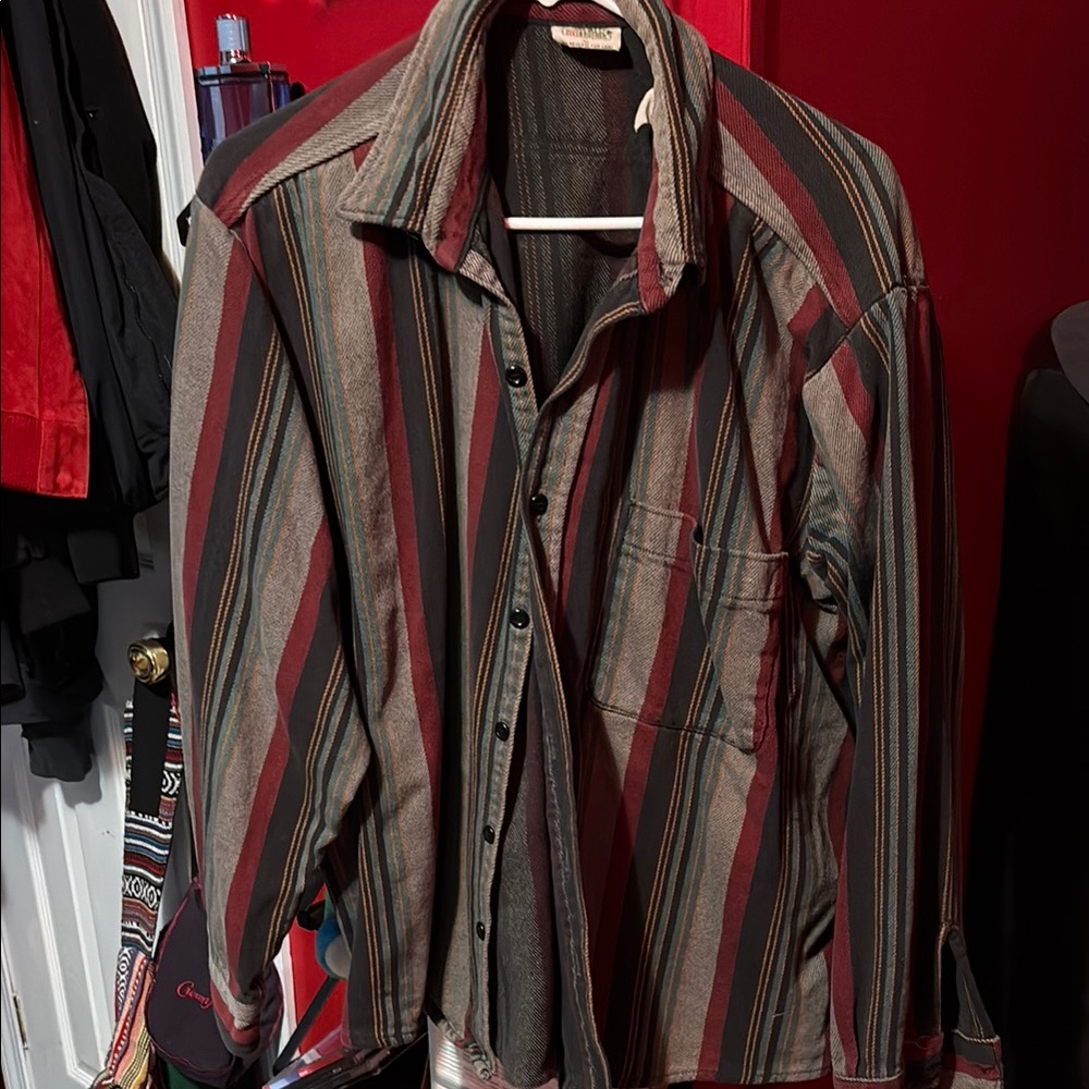 Five Brother Plaid Flannel Shirt